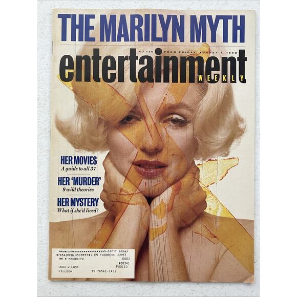 VTG Entertainment Weekly Magazine Lot 3 Issues 1990’s Marilyn Monroe JFK Elvis - Picture 6 of 16